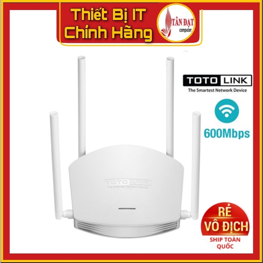 Bộ Phát Wifi Chuẩn N 600Mpbs Totolink N600R