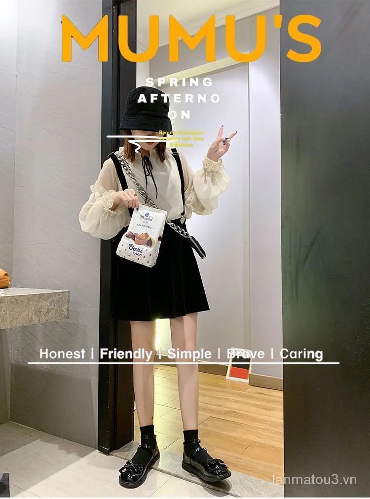 Giày Da Nữ Kiểu Dáng Retro Phong Cách Nhật Bản | BigBuy360 - bigbuy360.vn