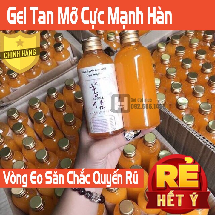 Gel lạnh tan mỡ hàn quốc loại Nóng