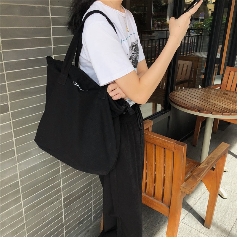 Túi tote bag đẹp vải bố trơn mềm đẹp giá rẻ TX52 | WebRaoVat - webraovat.net.vn