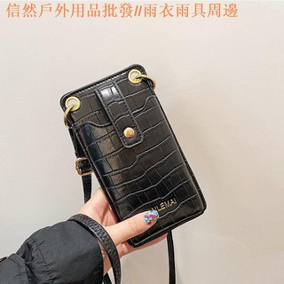 Mobile Ốp Điện Thoại Silicon Mềm Họa Tiết Da Cá Sấu Đa Năng Phối Dây Đeo Chéo Phong Cách Hàn Quốc 2021