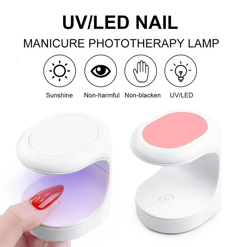 Đèn UV Hong Khô Móng Tay Hình Vỏ Trứng Sạc Cổng USB Tiện Dụng