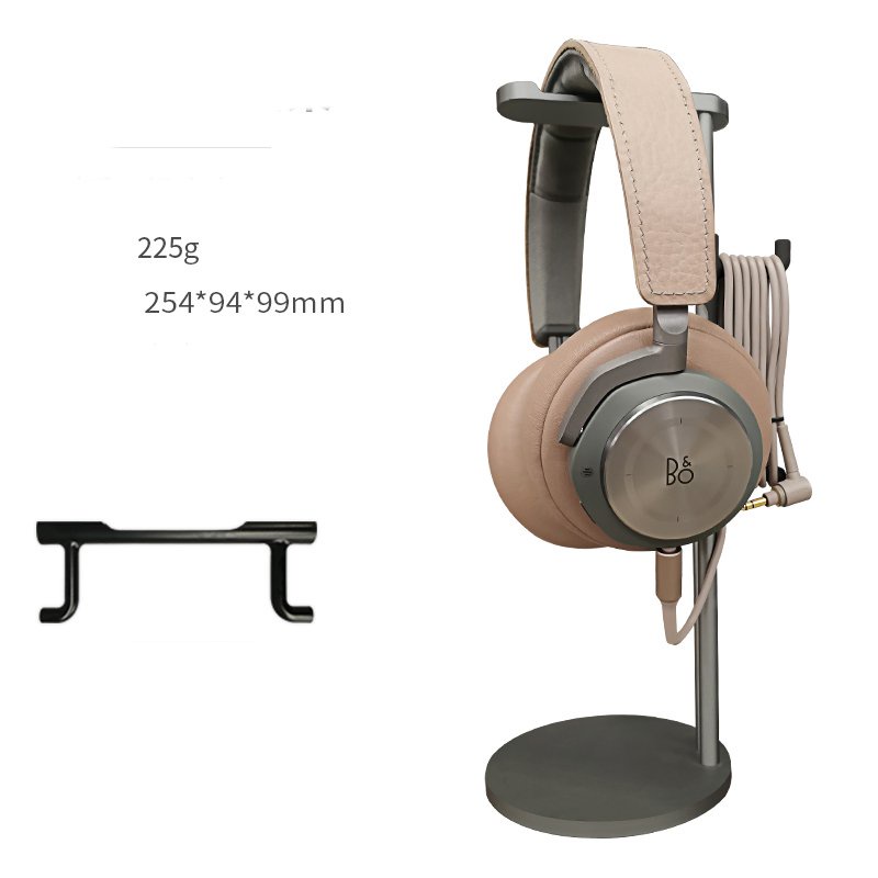 Giá treo đỡ tai nghe đôi chụp tai bằng hợp kim nhôm nguyên khối cao cấp - kệ để Game chụp tai chống xước chống trượt