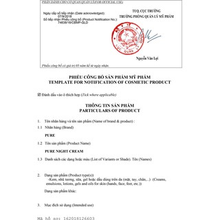 {Mẫu 2020} Kem MỘC QUA (PURE) Ban Đêm - FREESHIP