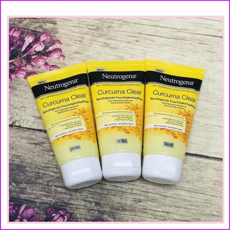 Kem dưỡng ẩm  Neutrogena Curcuma Clear Soothing 75ml hàng Đức đủ bill | BigBuy360 - bigbuy360.vn