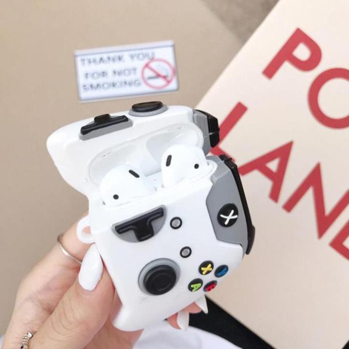 Vỏ bao đựng tại nghe airpod - Case airpod 1/ 2 Tay cầm chơi game Xbox chống va đập -Hồng Anh Case