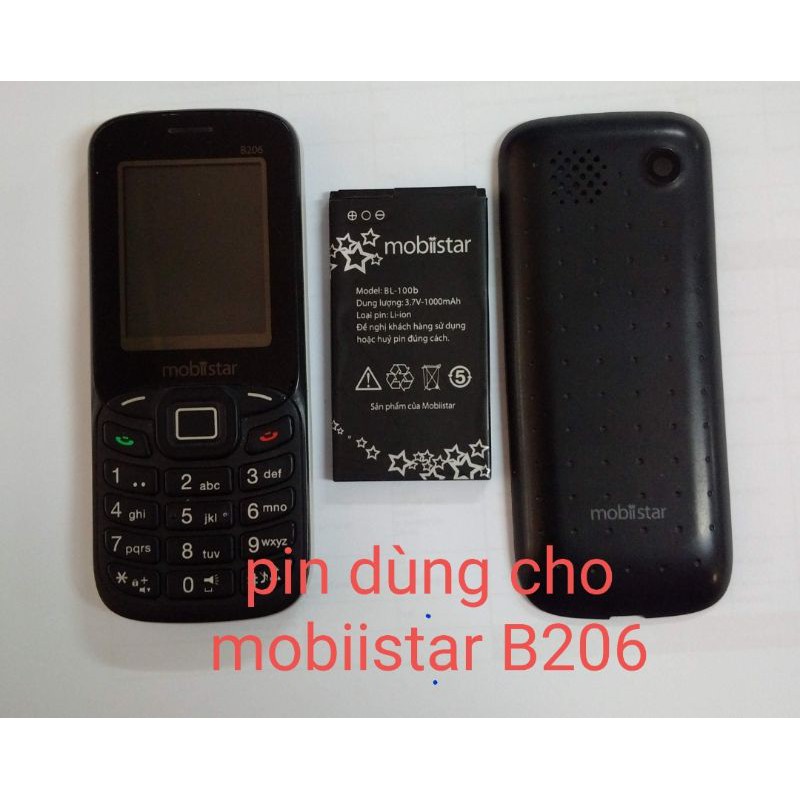 Pin mobiistar BL-100b (mobiistar B206)