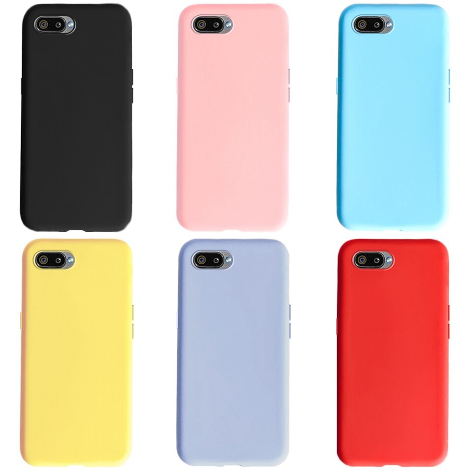 Ốp Lưng Silicone Mềm Nhiều Màu Sắc Cho Oppo A1K Realme C2 Oppo A1K Rmx1941 A1K A1 K Cph1923 Funda Realmec2 6.1 "