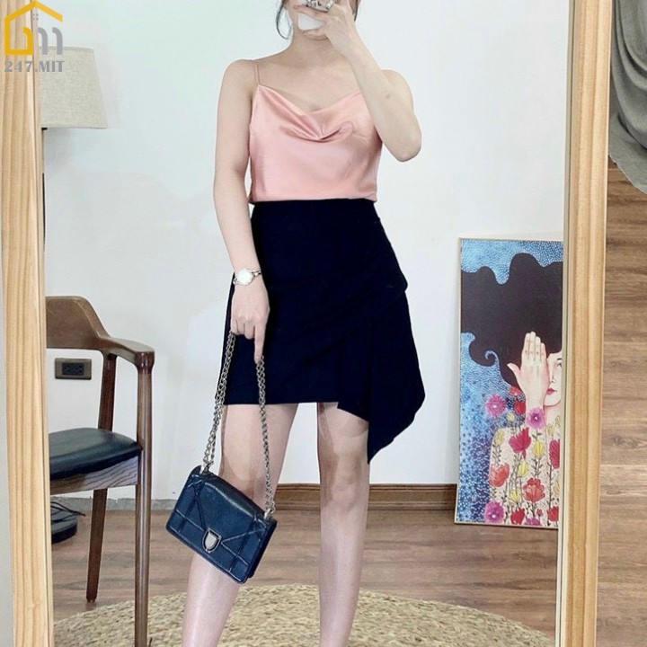 [Mã SKAMCLU7 giảm 10% tối đa 50K đơn 0Đ] Chân váy chữ A vạt xếp hot | BigBuy360 - bigbuy360.vn