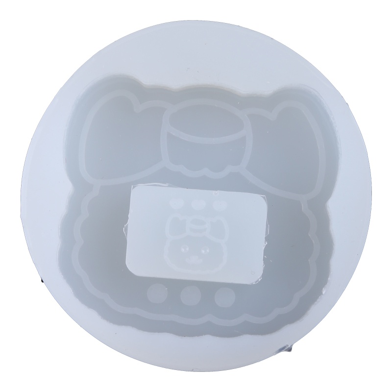 Sa Khuôn Silicon Làm Bánh Thủ Công Có Nước Kim Tuyến Hình Trái Tim Dễ Thương