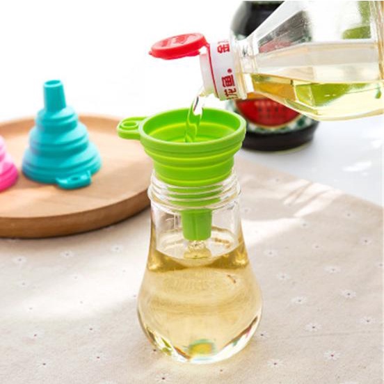 Phễu silicon gấp gọn Dụng cụ chiết chất lỏng tiện dụng