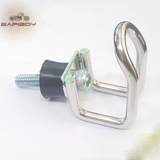 Móc treo đồ xe máy xi inox