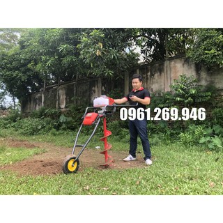 [Tặng mũi khoan] Máy khoan đất Oshima đẩy tay Oshima 261