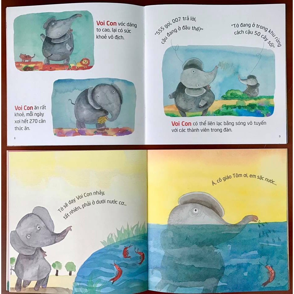 Sách - Truyện hay cho bé - Dạy voi nhảy