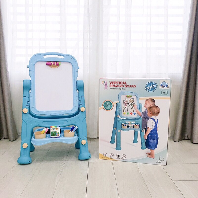BẢNG VẼ THÔNG MINH 2 MẶT CAYABE HOLLA XOAY 360 ĐỘ MÀU XANH ĐIỀU CHỈNH ĐƯỢC ĐỘ CAO