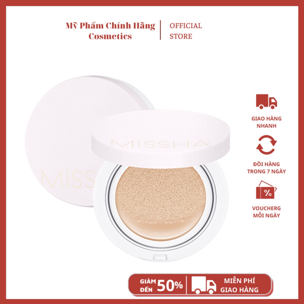 Phấn nước kiềm dầu Missha Magic Cushion Cover lasting SPF 50+ PA+++