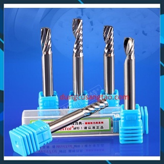 Dao phay cắt gỗ, nhựa, nhôm loại 1 ME xoắn cốt 6mm Weitol cao cấp