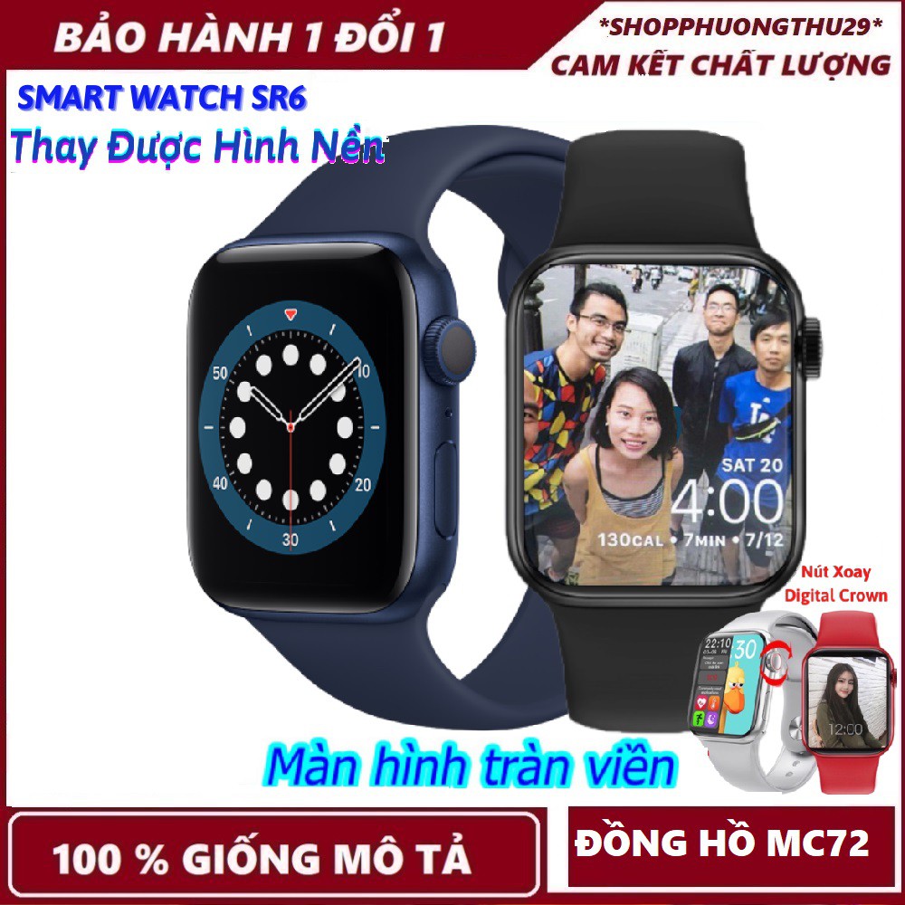 Đồng Hồ Thông Minh Mc72 Kết Nối Bluetooth Theo Dõi Sức Khỏe-Màn Hình Tràn Viền