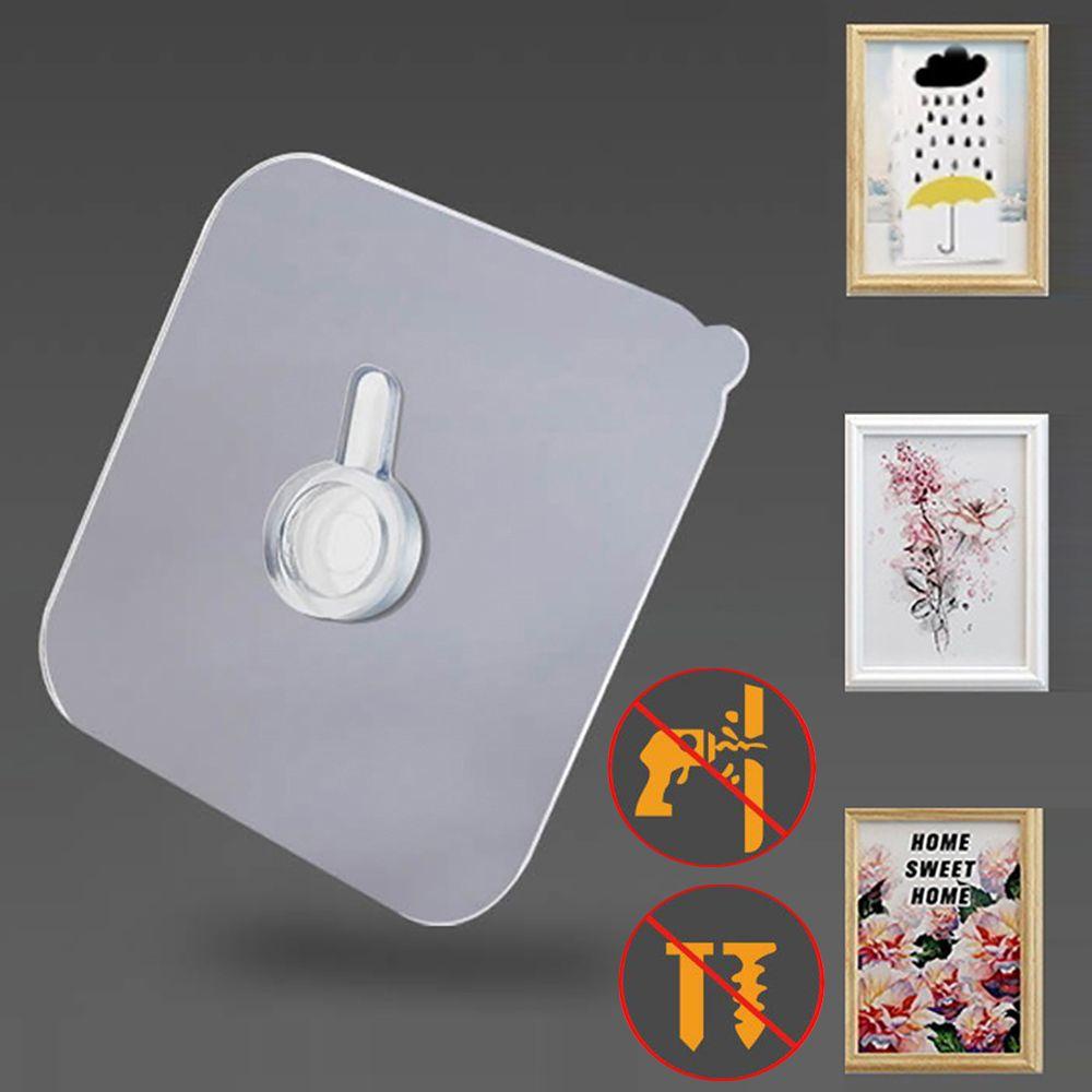 KRNY Set 2 / 4 Móc Treo Khung Ảnh Trong Suốt Chống Nước Không Để Lại Dấu Vết