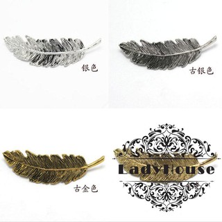 21o-thời Trang Đẹp Nữ Lá Lông Tóc Kẹp Tóc Barrette Bobby Pin