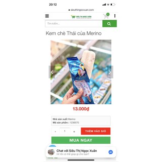 Kem Chè Thái Merino Que 65g