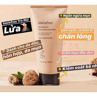 sữa rửa mặt tro núi lửa
