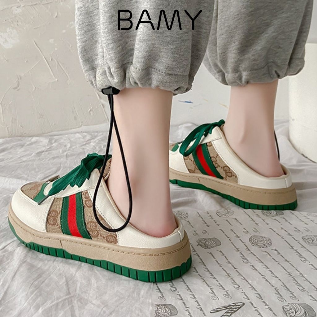 Giày Sục Thể Thao Nữ thời trang, Sục bata đạp gót đế bánh mì 3cm BAMY | BigBuy360 - bigbuy360.vn