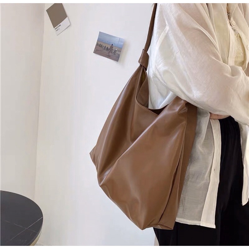 Túi tote đeo vai giả da ulzzang siêu xinh