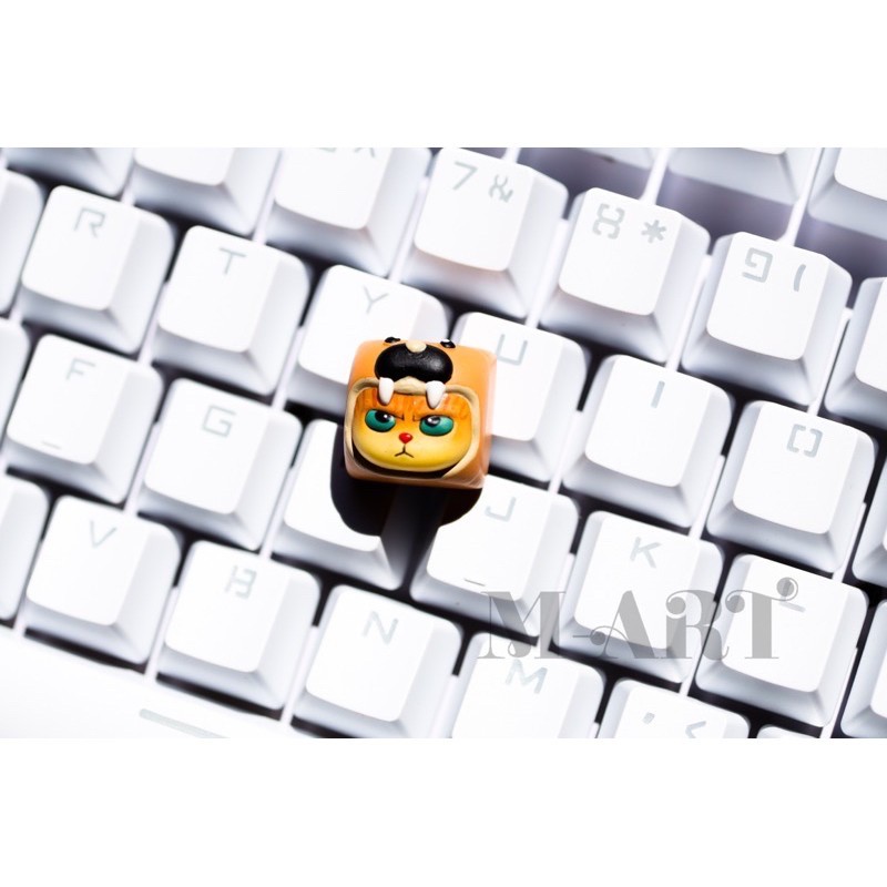 Keycap - Nút Bàn Phím Gaming - Nút Bàn Phím Cơ Mặt Mèo Hờn Dỗi  - Cún Con - KC010