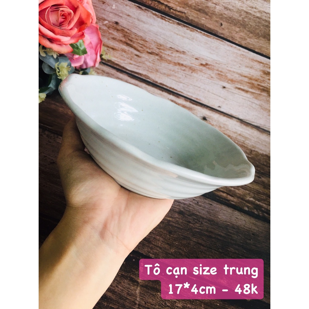 GỐM NHẬT - SET MEN TUYẾT