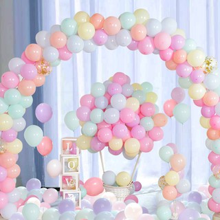 Set 100 quả bóng cao su màu Pastel nhiều màu