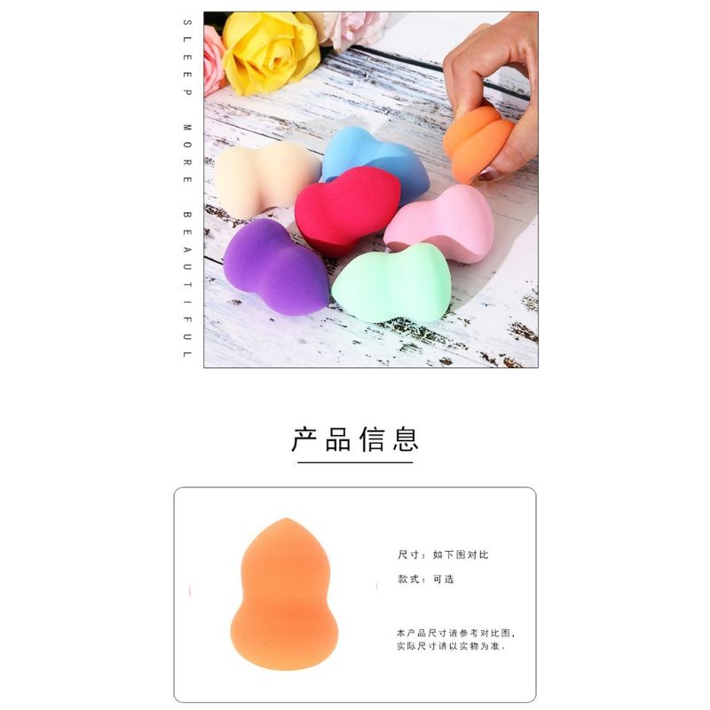 Mút tán kem nền hồ lô/ giọt nước cực mềm