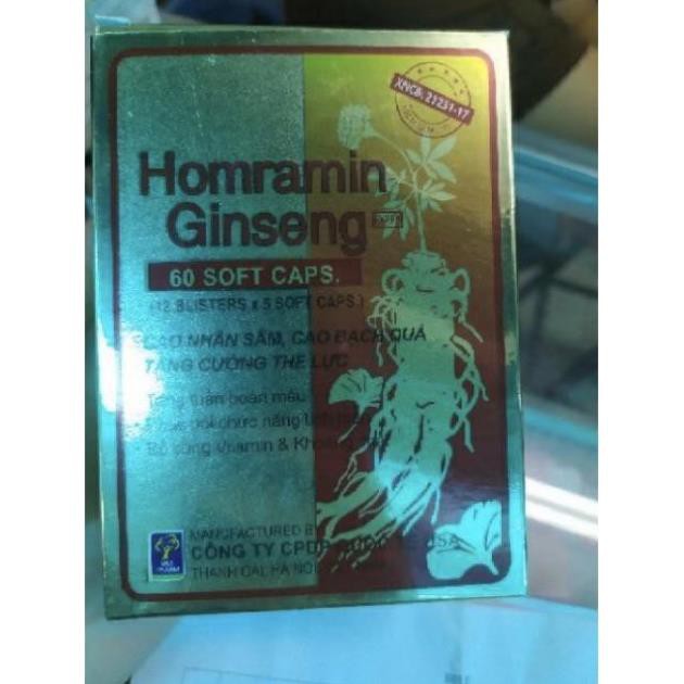 Homramin ginseng và homfamin hỗ trợ phục hồi sức khoẻ giúp ăn ngon ngủ ngon tăng cường thể lực