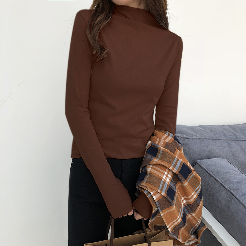 Áo Thun Dài Tay Cổ Lọ Phong Cách Hàn Quốc | BigBuy360 - bigbuy360.vn