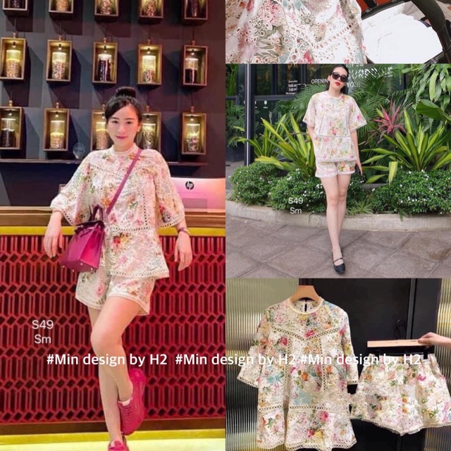Set thô thêu ren cao cấp