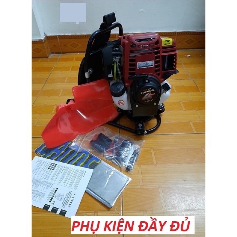 Máy cắt cỏ chạy xăng đeo lưng HONDA 4 thì cần mềm, tặng kèm lữoi cắt cỏ