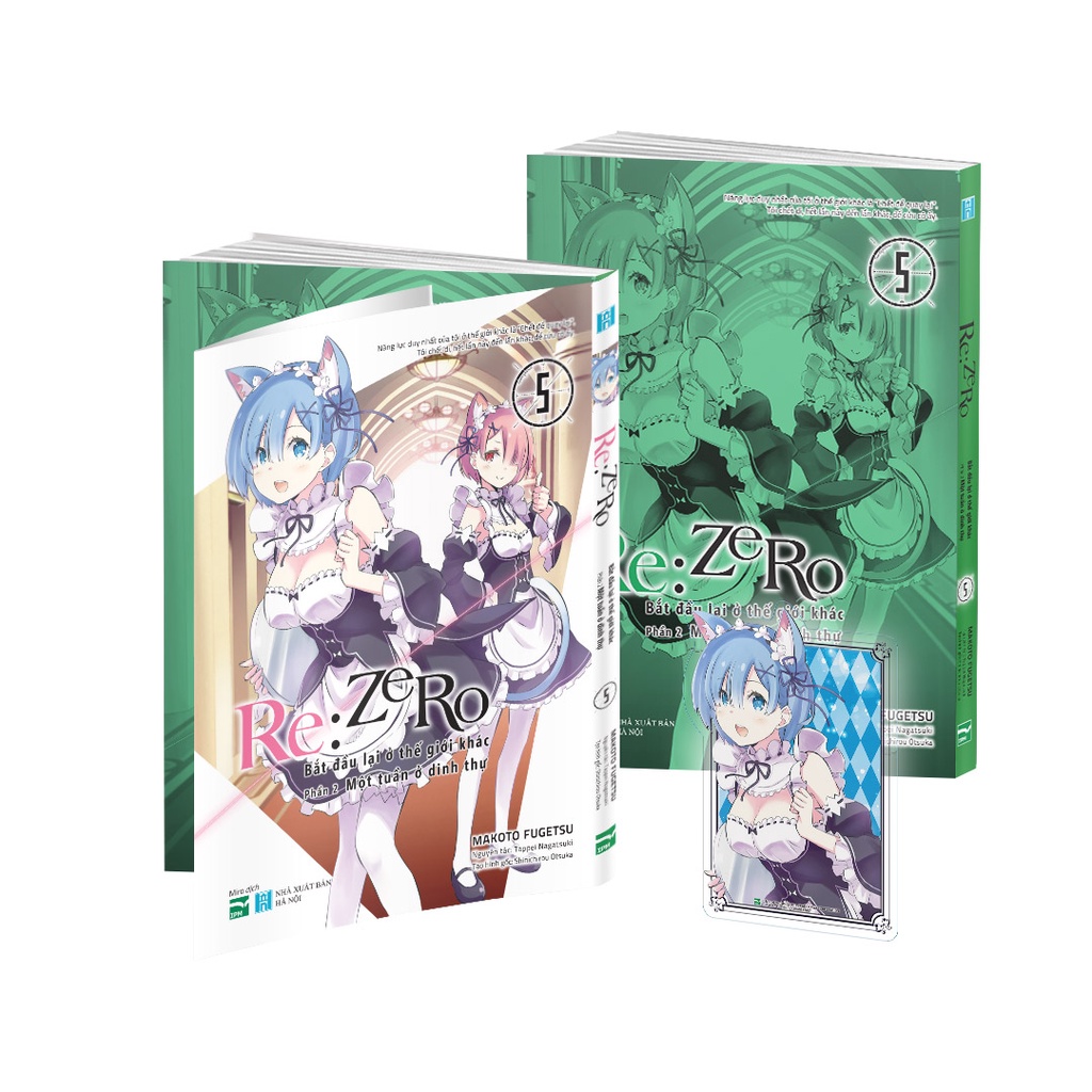 Sách - Combo Trọn Bộ Re:Zero - Bắt Đầu Lại Ở Thế Giới Khác - Phần 2 - 1 Đến 5 (Manga)