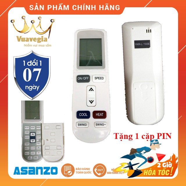 REMOTE ĐIỀU KHIỂN MÁY LẠNH ASANZO ĐỦ LOẠI I - CHÍNH HÃNG