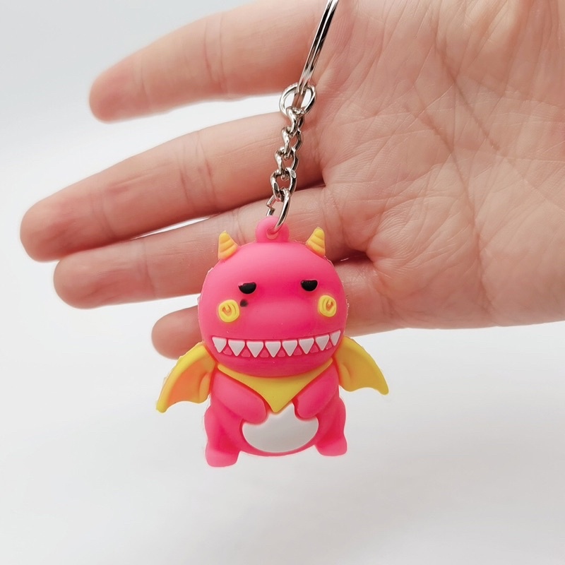 Móc khóa hình khủng long dễ thương