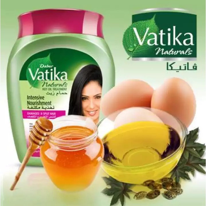 Kem ủ tóc Vatika Natural Hot Oil Treatment Intensive Nourishment nuôi dưỡng tóc chuyên sâu