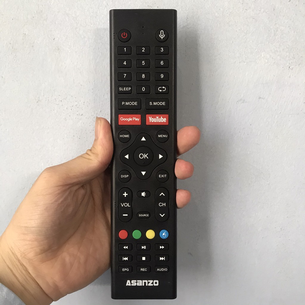 Remote điều khiển tivi smart islim asanzo HD03C 32 - 43 - 50 - 55 - 65 - 75 inch