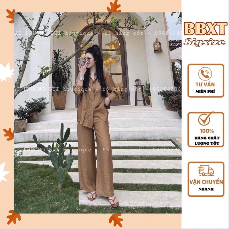 🔥𝐁𝐁𝐗𝐓•𝐁𝐢𝐠𝐬𝐢𝐳𝐞🔥Set đũi dài tay BIGSIZE