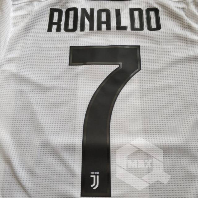 Áo Thun In Tên Cầu Thủ Bóng Đá Juventus Thời Trang 2018 / 2019