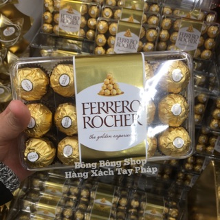 (Hàng Pháp) Socola Ferrero Rocher 30 viên