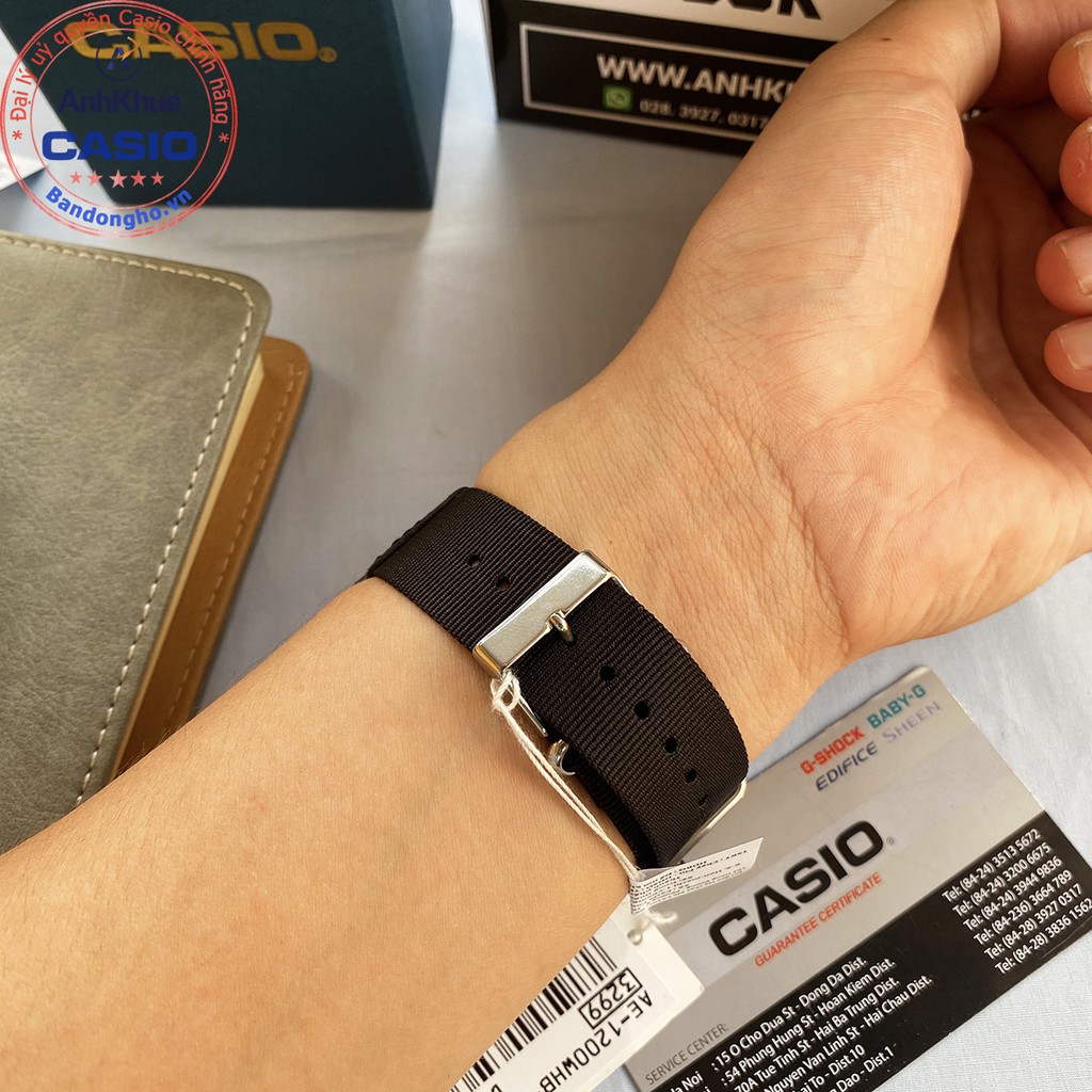 Đồng hồ nam Casio AE-1200WHB-1B ⌚𝐂𝐀𝐒𝐈𝐎❤️𝐅𝐑𝐄𝐄𝐒𝐇𝐈𝐏 Đồng hồ Casio AE-1200WHB-1BVDF chính hãng Anh Khuê AE-1200