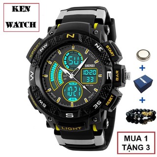 Đồng Hồ Nam Thể Thao Thời Trang SKMEI SK1211 + Tặng Vòng Phong Thủy + Pin Dự Phòng