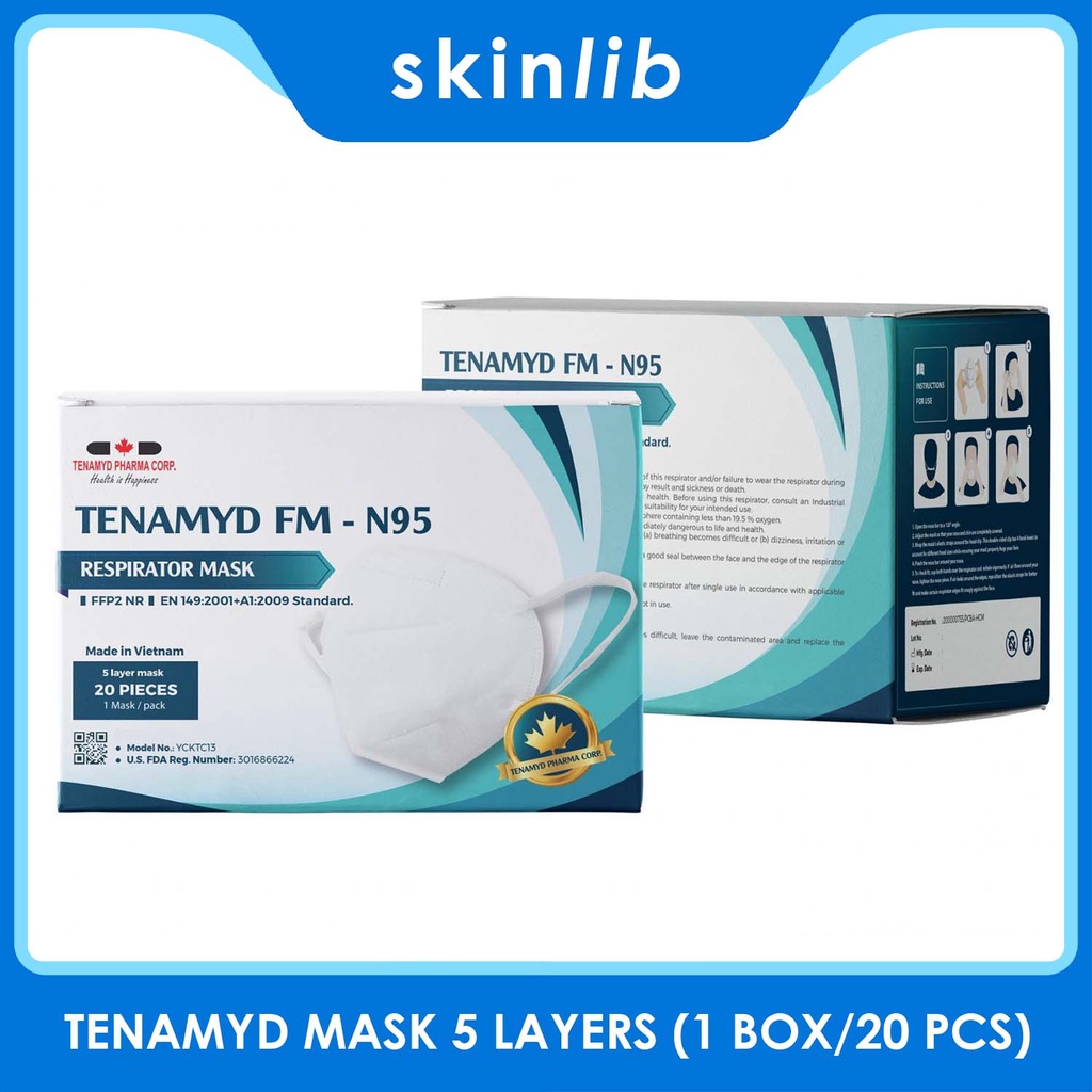 ✅[Chính hãng Tenamyd] Khẩu trang y tế cao cấp 4 lớp Tenamyd KF94 và Fm N95 ( 5 lớp kháng khuẩn )