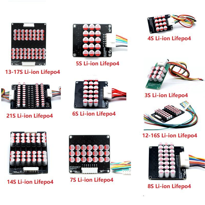 Mạch cân bằng chủ động 5.5A, điện dung tích cực pin Lithium 3.2V, 3.7V, 3S, 4S, 7S, 8S, 16S, 5.5A