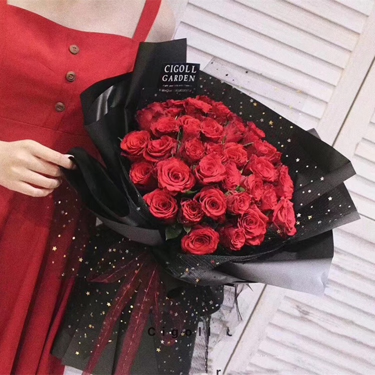 Cuộn Lưới Sao Lưới Kim Tuyến Ngôi Sao Phụ Kiện Giấy Gói Hoa