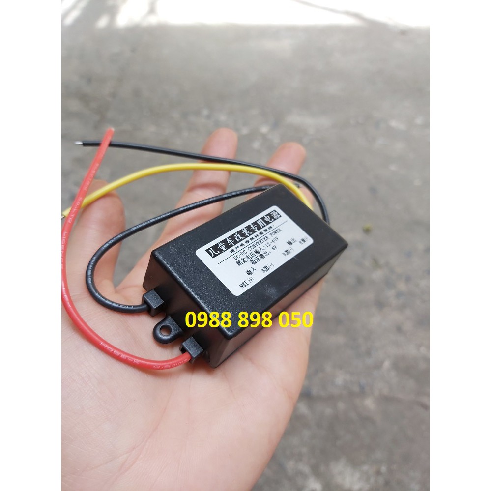 bộ hạ áp điện DC 12v xuống 6v 2a